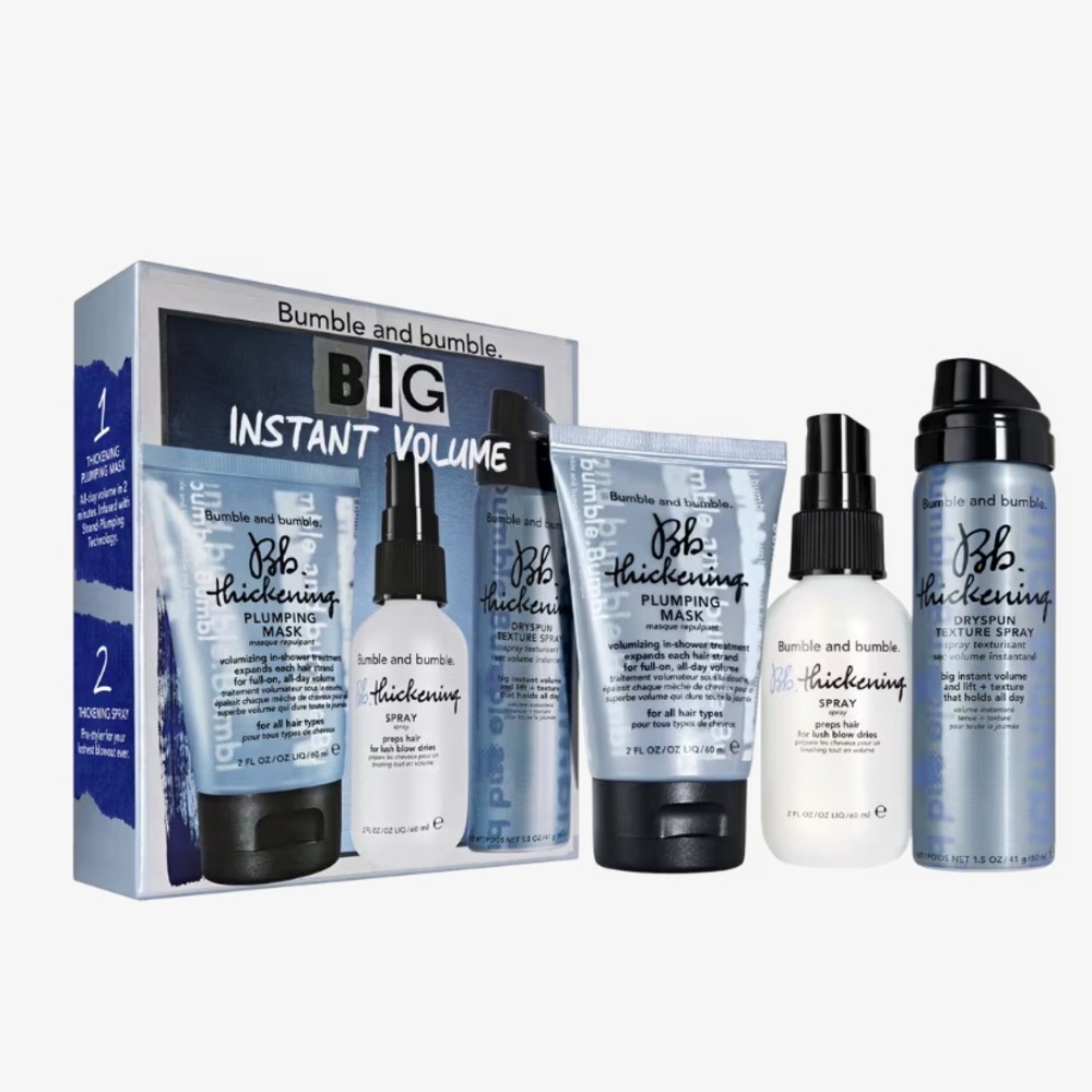 NIB Bumble & Bumble BIG Instant Volume Gift Set